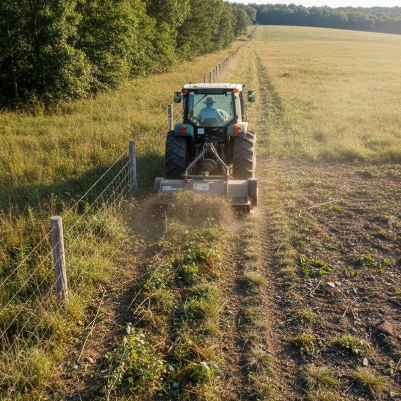 Field Brush Hogging
