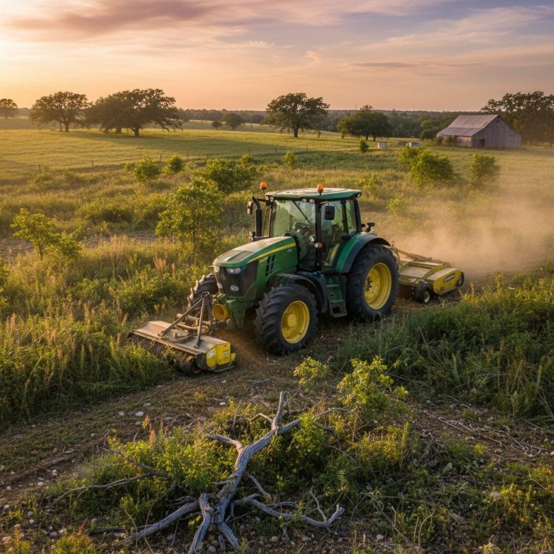 Field Brush Hogging